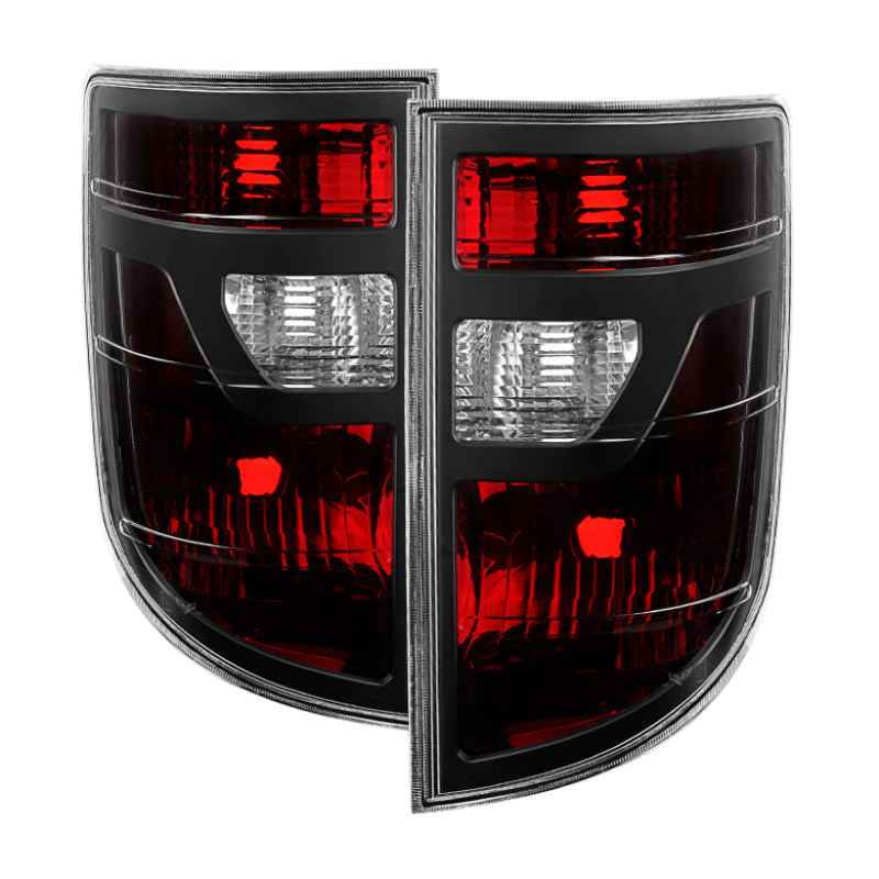 Xtune Honda Ridgeline Pickup 06-08 OEM Style Tail Lights Red Smoked ALT-JH-HRID06-OE-RSM-SR1 Performance