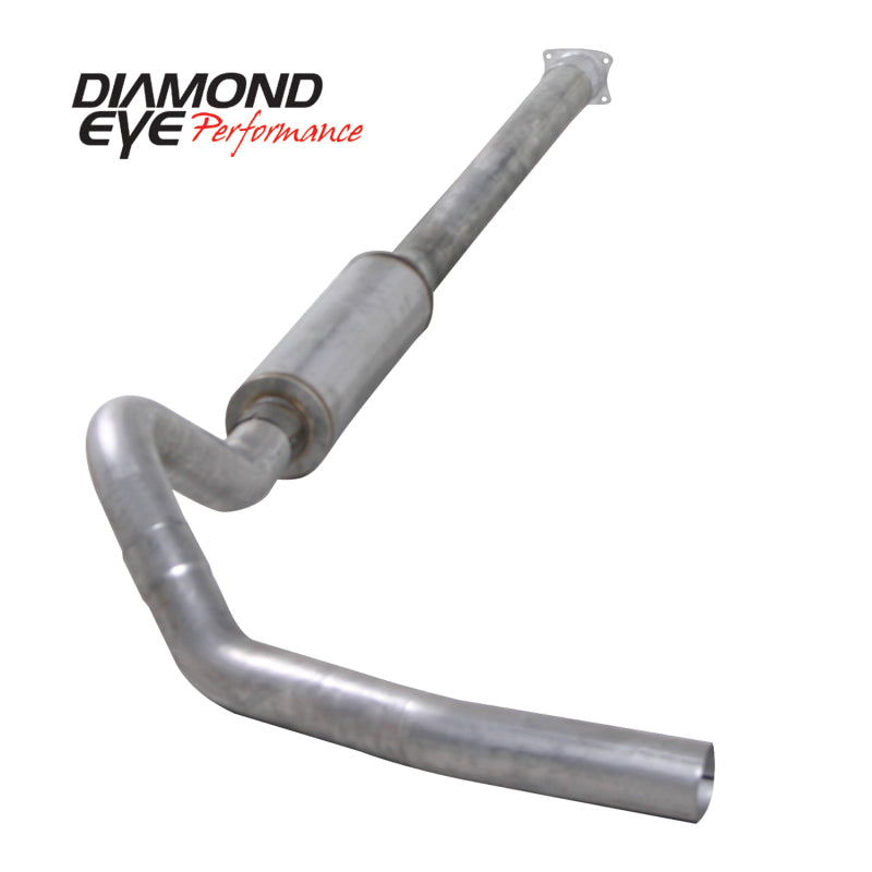 Diamond Eye KIT 4in CB SGL MFLR RPLCMENT PIPE SS 01-05 CHEVY/GMC 6.6L 2500/3500-SR1 Performance