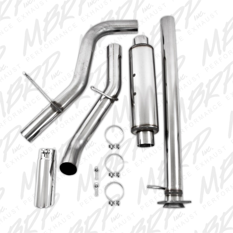 MBRP 11-19 Chevy/GMC 2500HD PU 6.0L V8 Single Side Exit T409 Cat Back Perf Exhaust-SR1 Performance