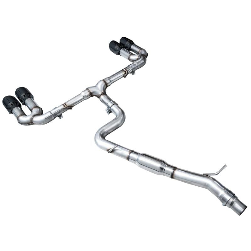 AWE 22-24 Audi 8Y S3 Track Edition Exhaust - Diamond Black Tips-SR1 Performance