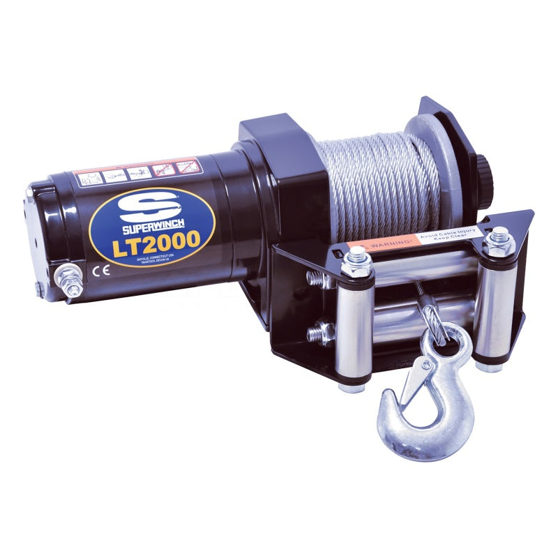Superwinch 2000 LBS 12V DC 5/32in x 49ft Steel Rope LT2000 Winch-SR1 Performance