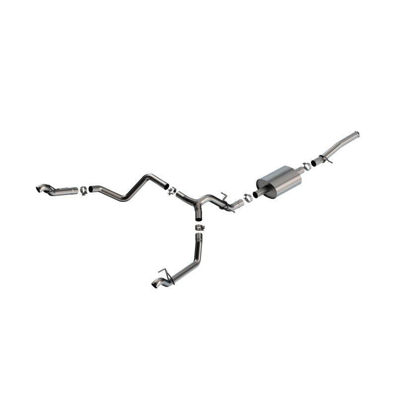 Borla 2023 GMC Sierra 1500(Non-USDM) 5.3L V8 AT 2/4WD 2DR REG CAB WB126 3in S-Type Catback Exhaust-SR1 Performance