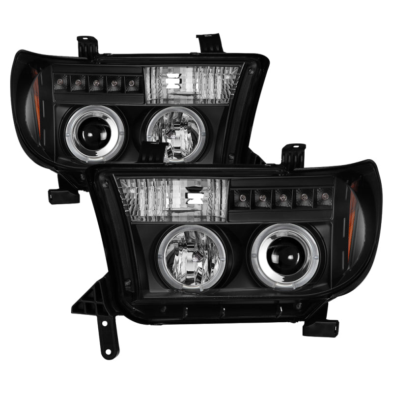 Spyder Toyota Tundra 07-133 Projector Headlights LED Halo LED Blk PRO-YD-TTU07-HL-BK-SR1 Performance