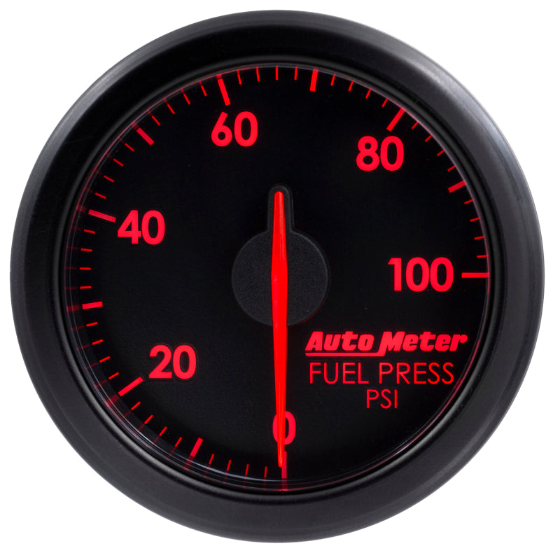 Autometer Airdrive 2-1/6in Fuel Pressure Gauge 0-100 PSI - Black-SR1 Performance