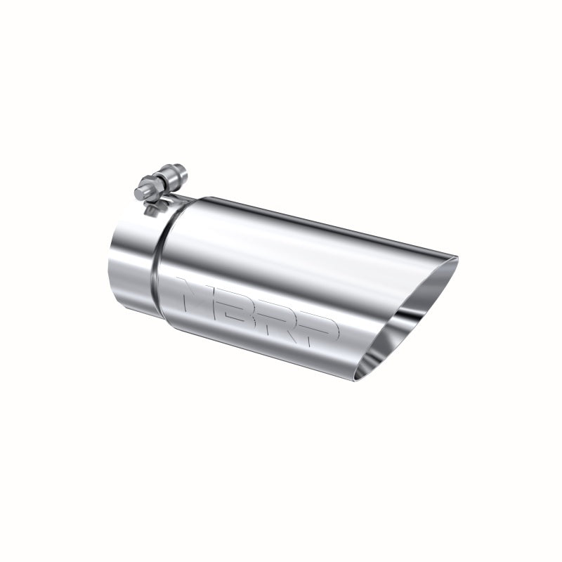 MBRP Universal Tip 3in O.D. Dual Wall Angled 4 inlet 10 length-SR1 Performance