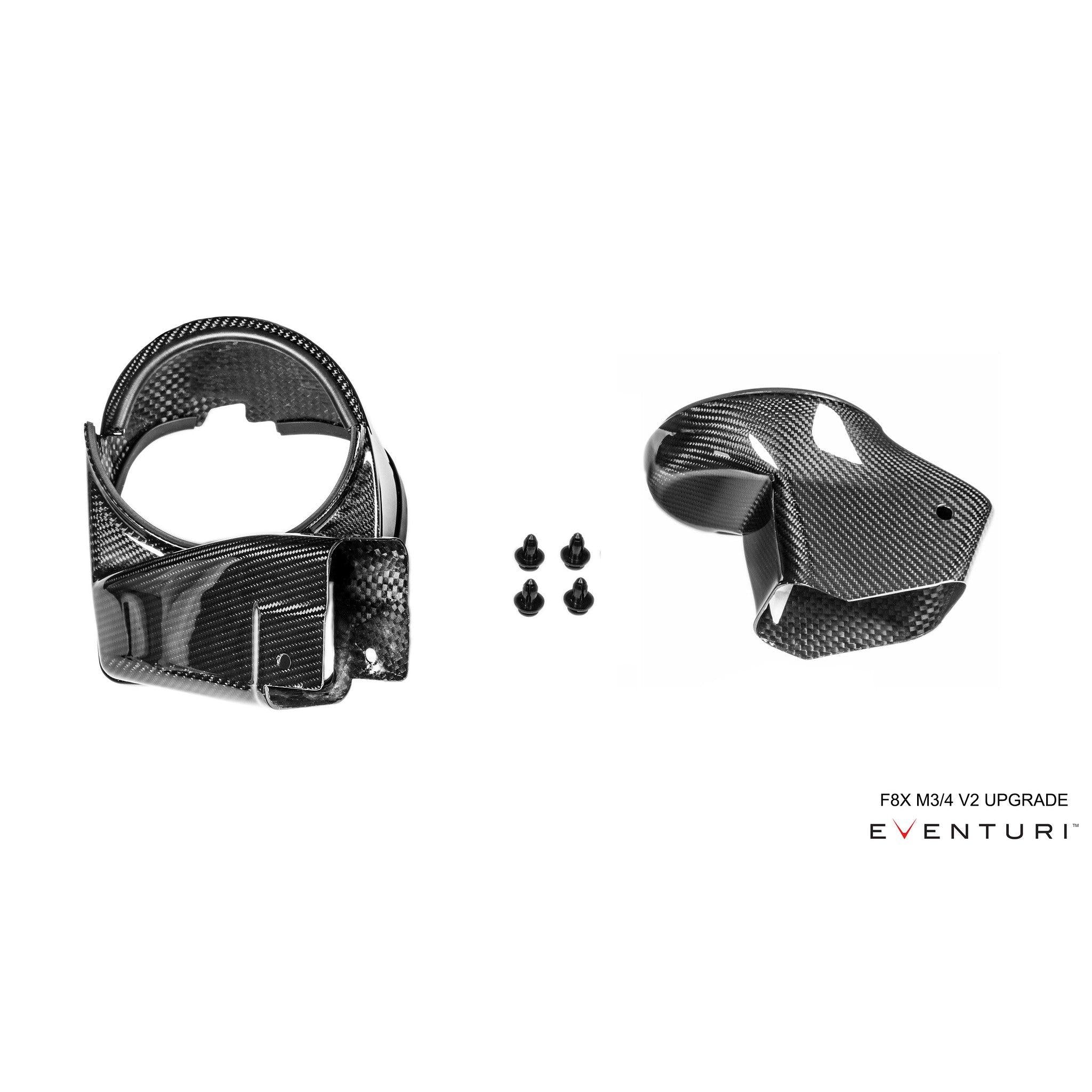 Eventuri BMW F8X M3 / M4 Black Carbon V2 Sealed Duct Upgrade Kit For V1-SR1 Performance