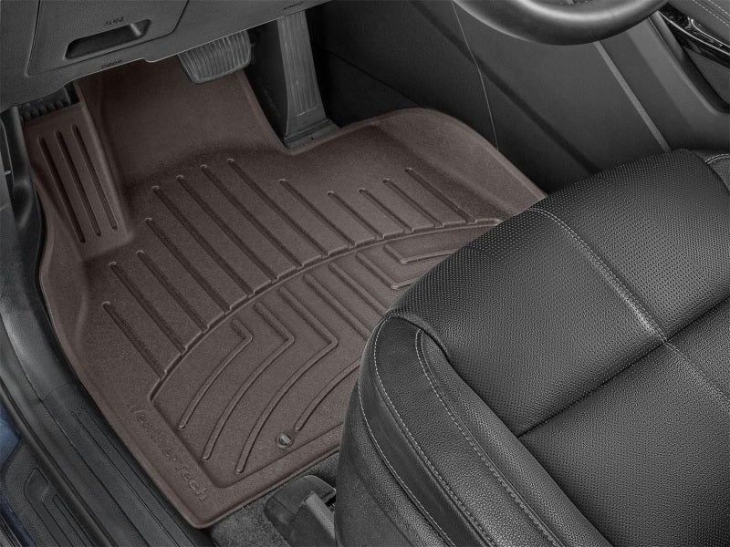 WeatherTech FloorLiner HP for Kia Telluride 2020-2022, Front, Cocoa - Custom Fit All-Weather Floor Protection