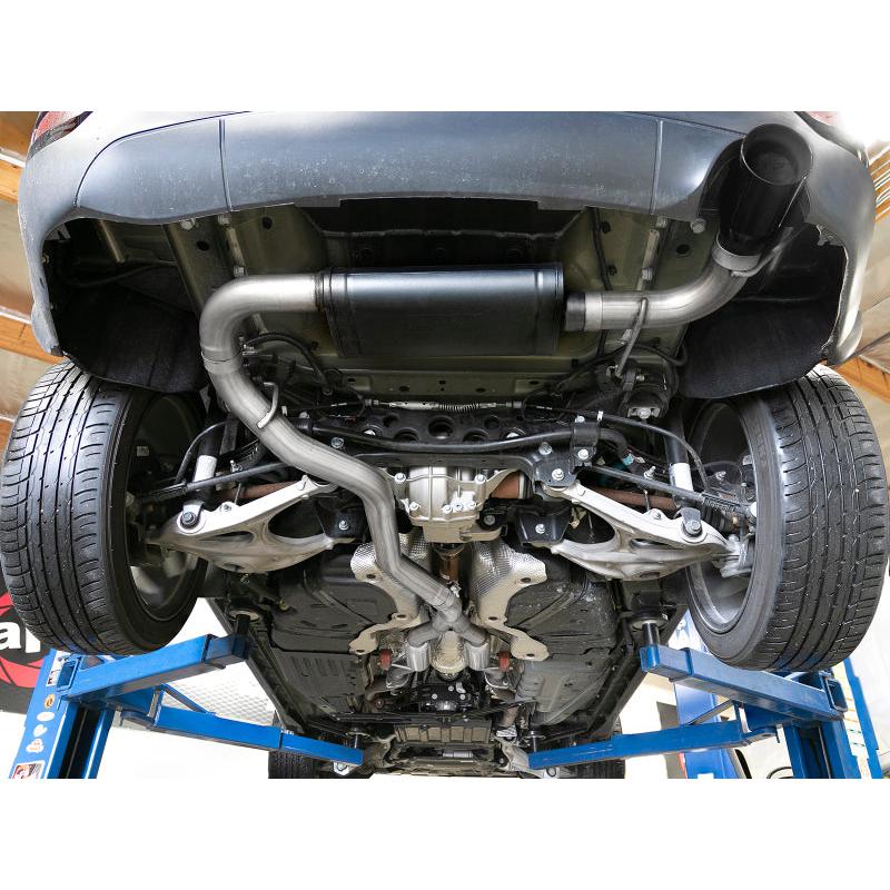 aFe Large Bore HD 3in 304 SS Cat-Back Exhaust w/ Black Tips 14-19 Jeep Grand Cherokee (WK2) V6-3.6L-SR1 Performance