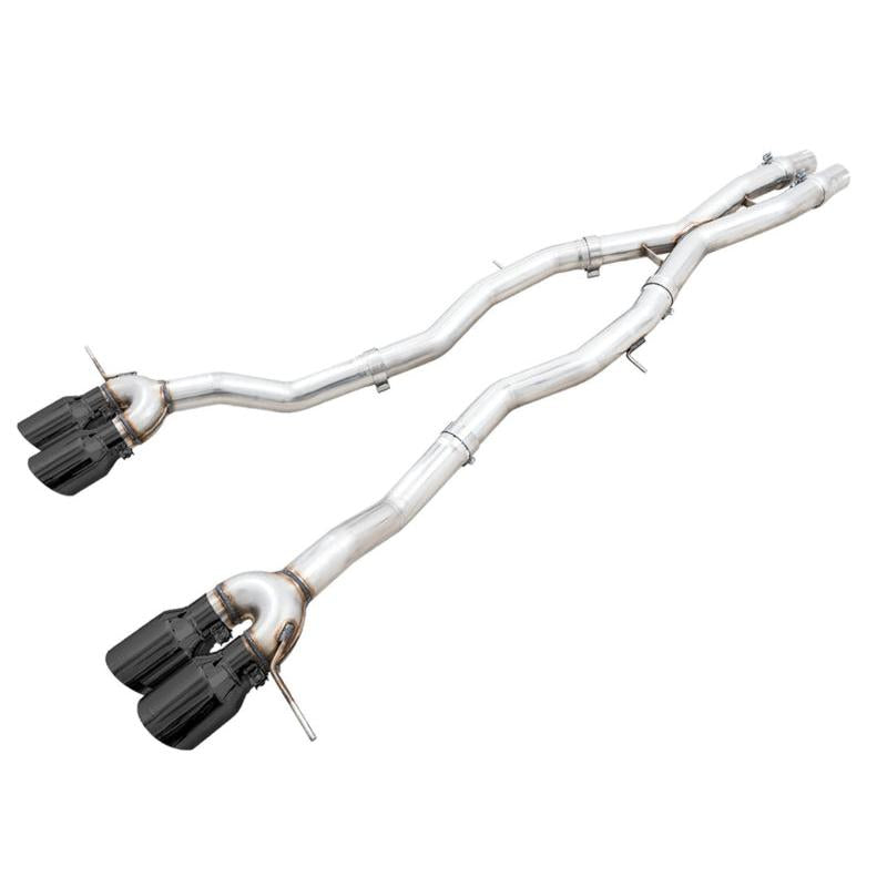 AWE Track Edition Catback Exhaust for BMW G8X M3/M4 - Diamond Black Tips-SR1 Performance