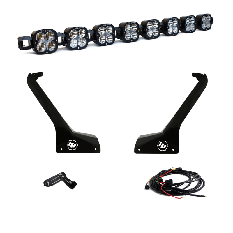 Baja Designs Jeep JL/JT Roof Bar LED Light Kit 8 XL Linkable-SR1 Performance