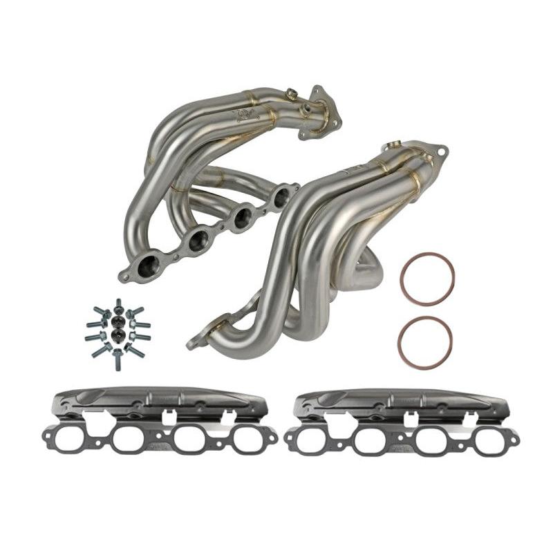 aFe Twisted 304SS Header 2020 Chevy Corvette (C8) 6.2L V8 - Brushed-SR1 Performance