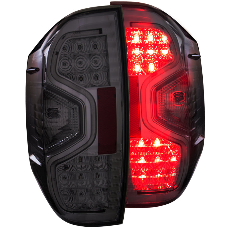 ANZO 2014-2015 Toyota Tundra LED Taillights Smoke-SR1 Performance
