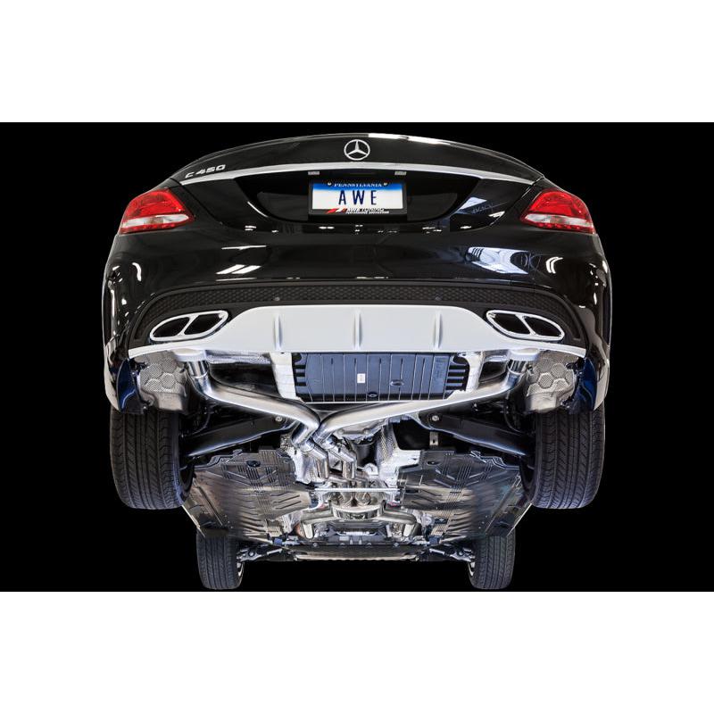 AWE Tuning Mercedes-Benz W205 C450 AMG / C400 Track Edition Exhaust-SR1 Performance