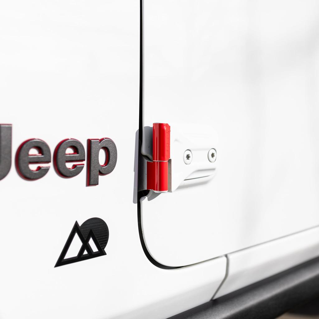 Hinge Paint Protection for Gladiator JT | Optically Clear PPF