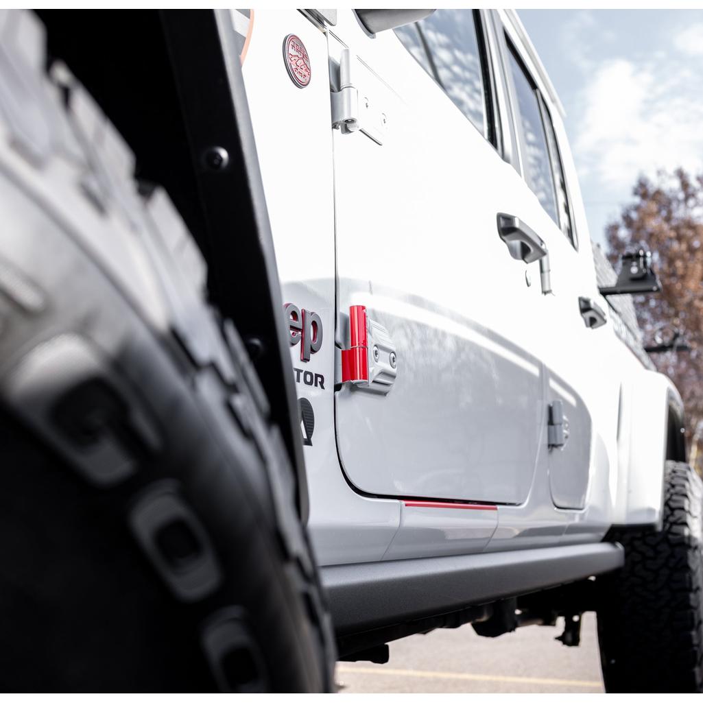 Hinge Paint Protection for Gladiator JT | Optically Clear PPF