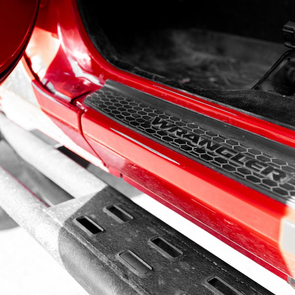 Door Sill Paint Protection for Wrangler JL | Optically Clear PPF