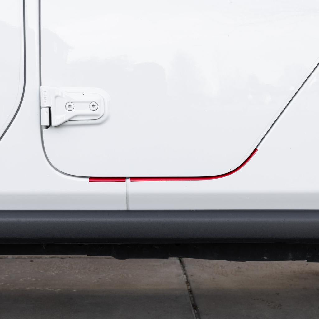 Door Sill Paint Protection for Gladiator JT | Optically Clear PPF
