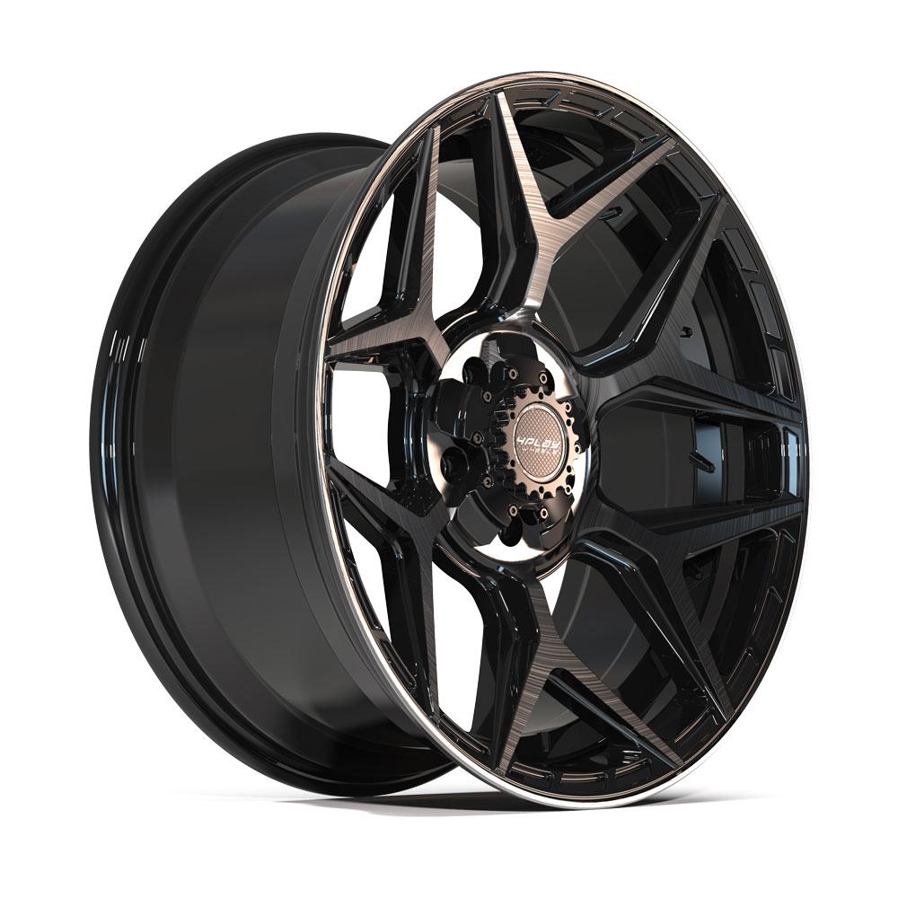 4PLAY Gen3 4P06 20x9 5x5" & 5x5.5" +0et in Brushed Black-SR1 Performance