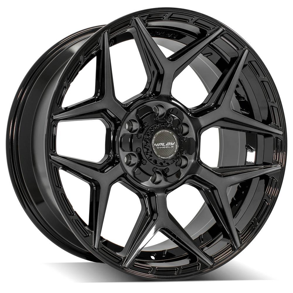 4PLAY Gen3 4P06 20x9 6x135mm & 6x5.5" +0et in Brushed Black-SR1 Performance