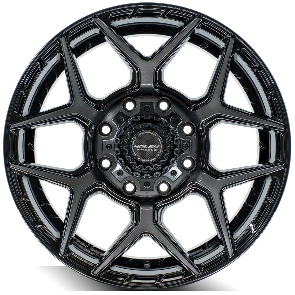 4PLAY Gen3 4P06 20x9 8x180mm +0et in Brushed Black-SR1 Performance