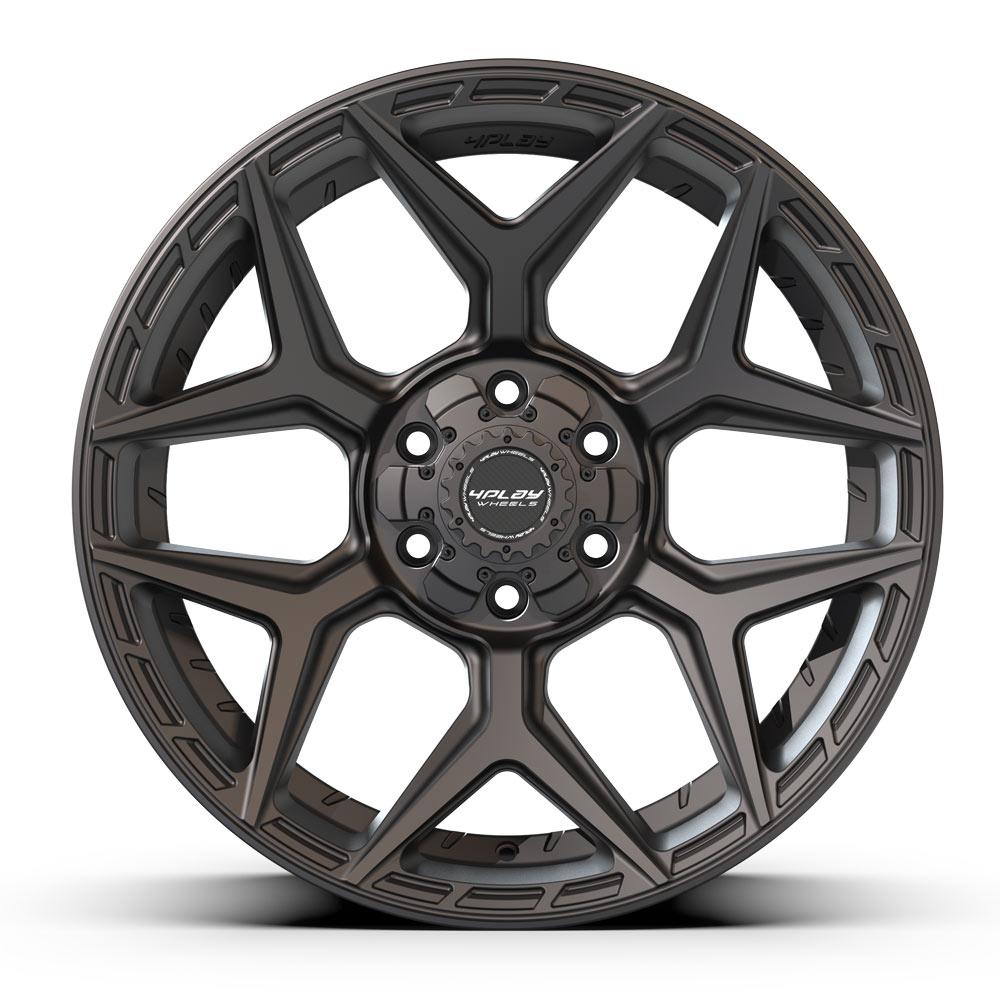 4PLAY Gen3 4P06 20x10 6x5.5 & 6x135mm -18et in Satin Black-SR1 Performance