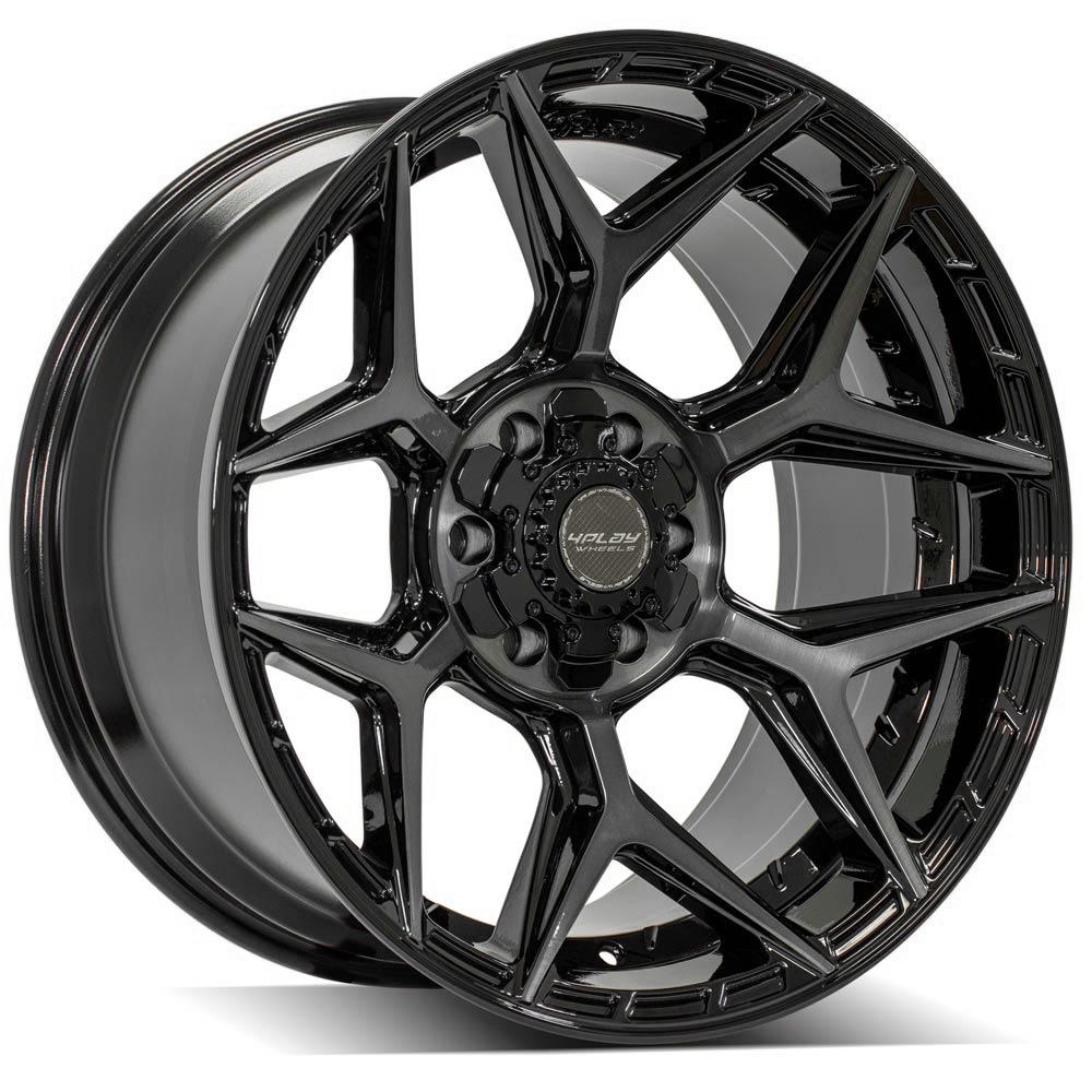 4PLAY Gen3 4P06 20x10 6x135mm & 6x5.5" -18et in Brushed Black-SR1 Performance