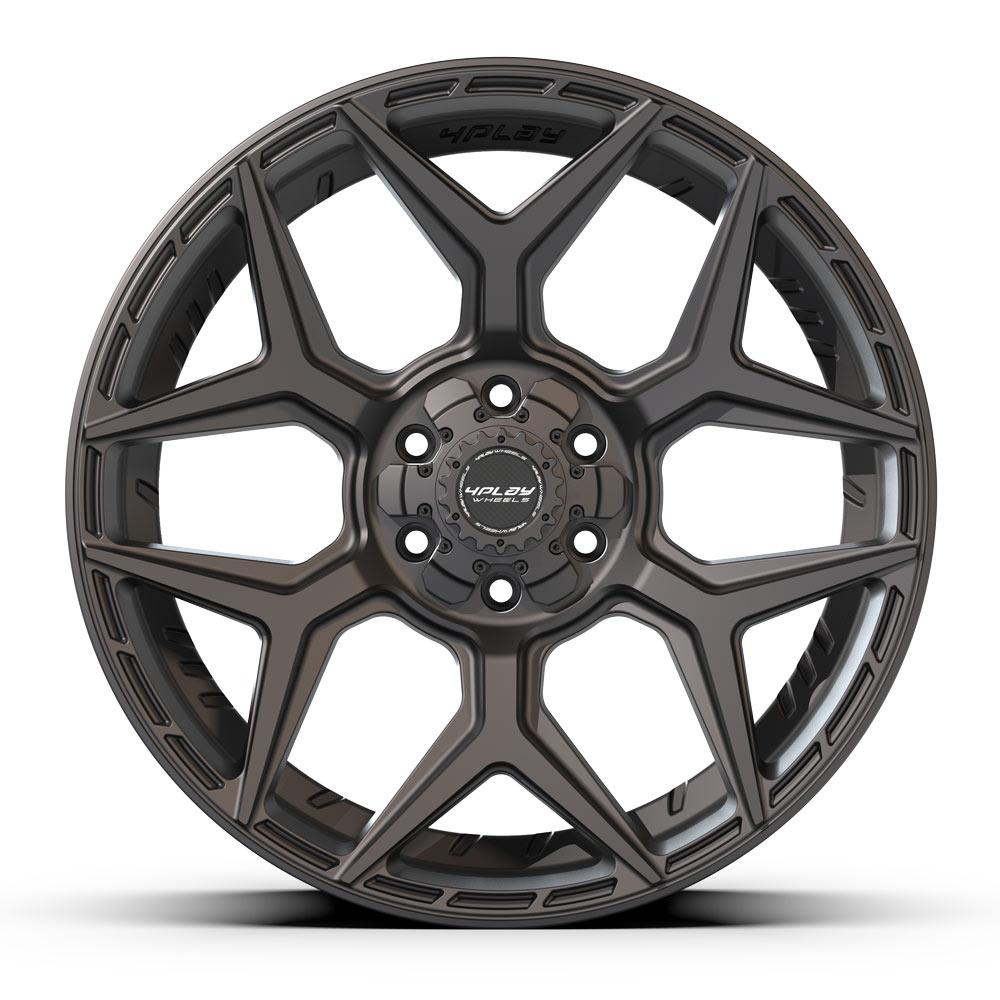 4PLAY Gen3 4P06 22x9 6x5.5 & 6x135mm 12et in Satin Black-SR1 Performance
