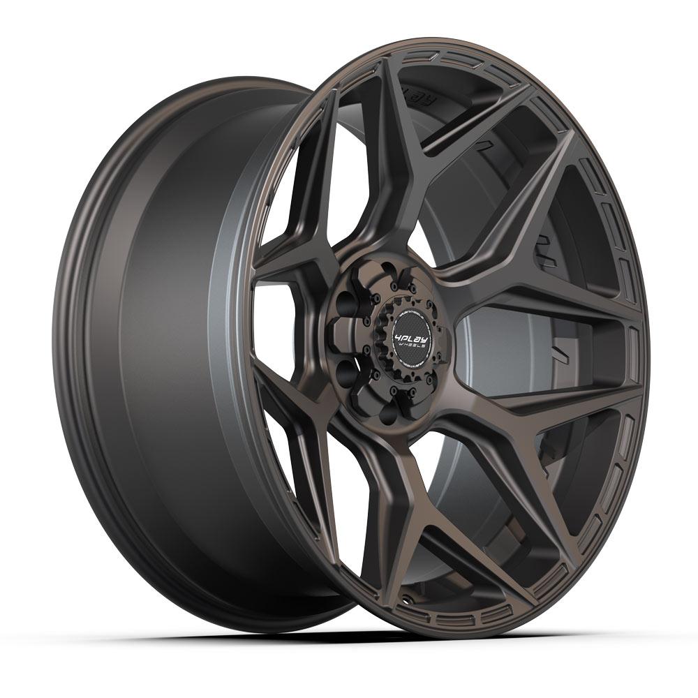 4PLAY Gen3 4P06 22x10 6x5.5 & 6x135mm -18et in Satin Black-SR1 Performance