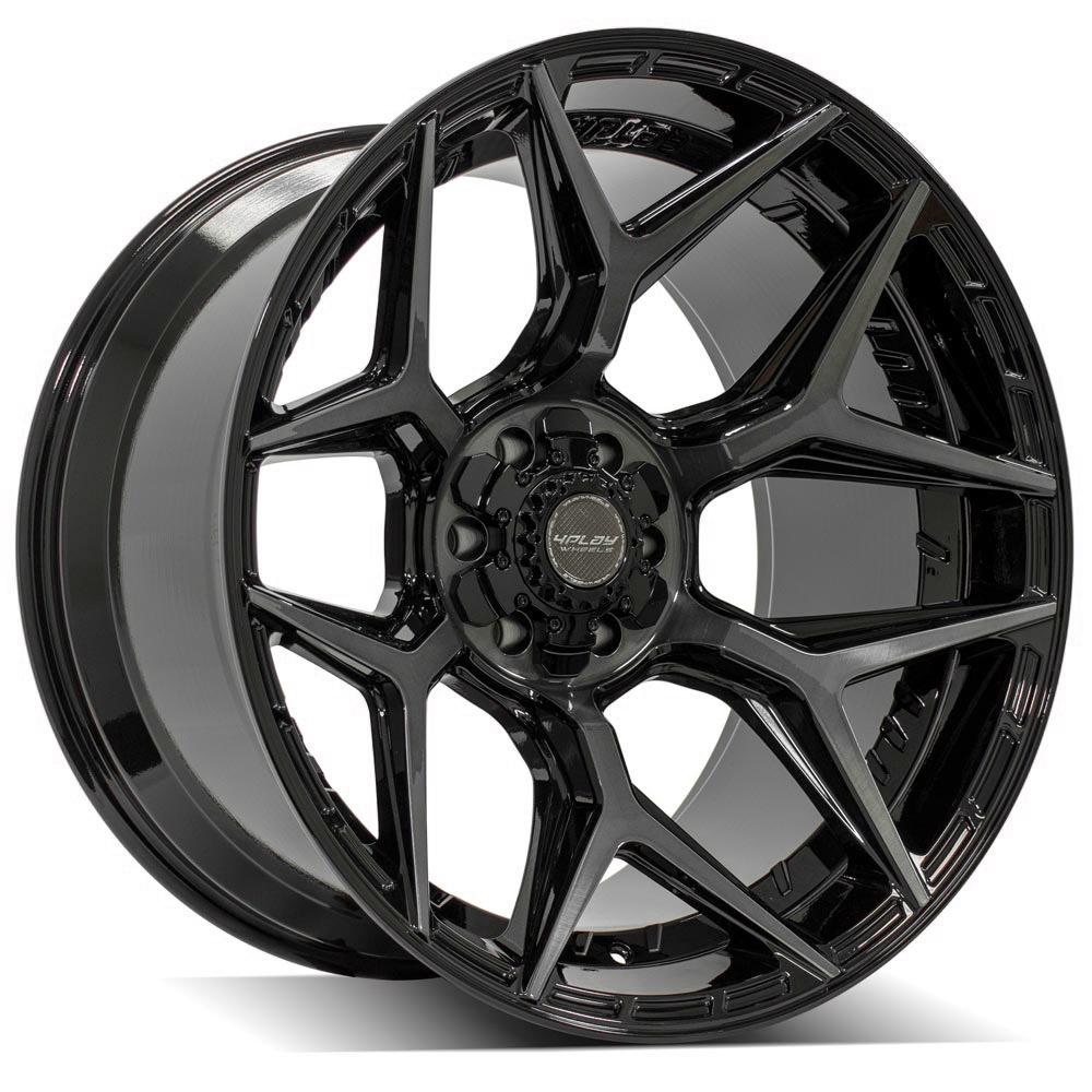 4PLAY Gen3 4P06 22x12 6x135mm & 6x5.5" -44et in Brushed Black-SR1 Performance