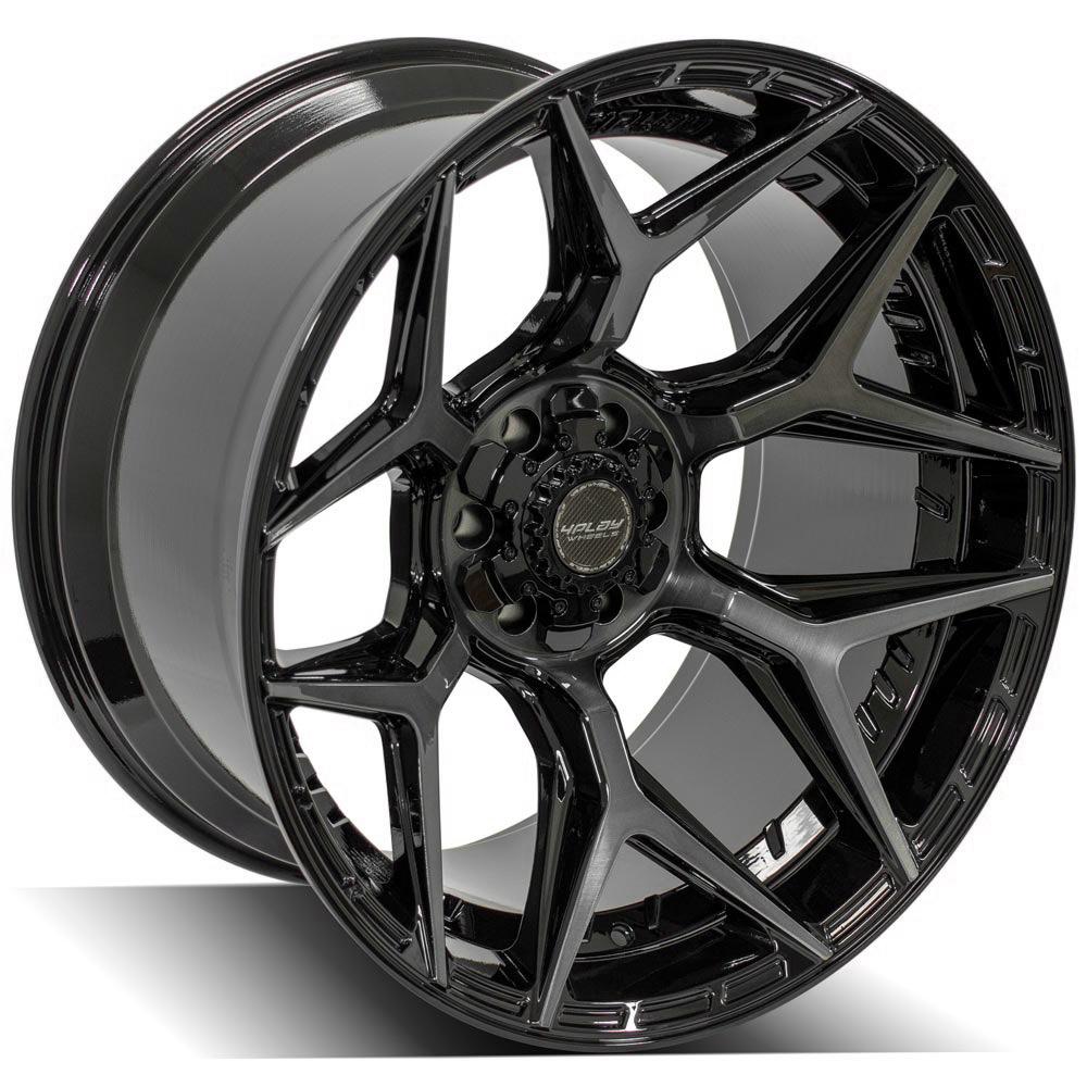 4PLAY Gen3 4P06 22x12 6x135mm & 6x5.5" -44et in Brushed Black-SR1 Performance