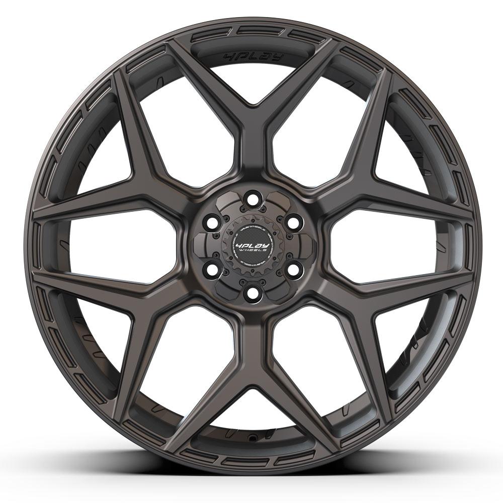 4PLAY Gen3 4P06 24x10 6x5.5 & 6x135mm 18et in Satin Black-SR1 Performance