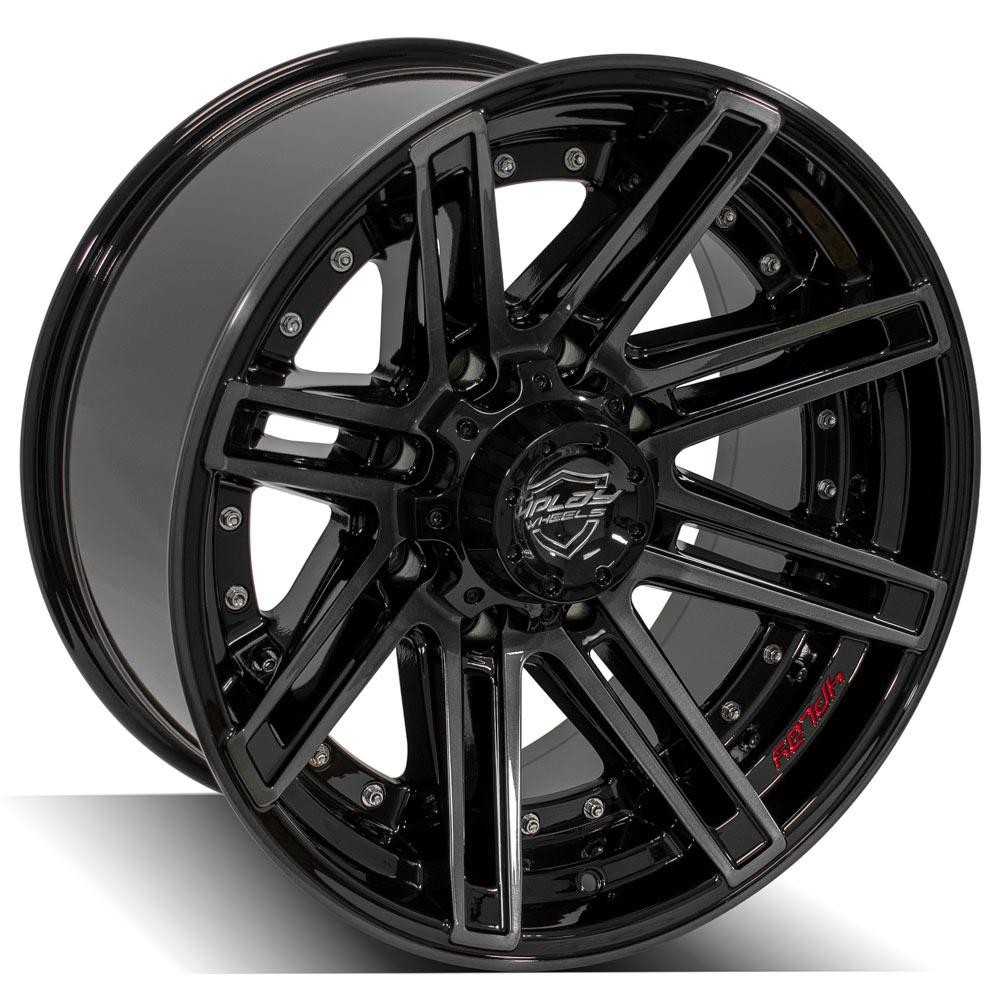 4PLAY Gen2 4P08 20x10 8x170mm -24et in Brushed Black-SR1 Performance
