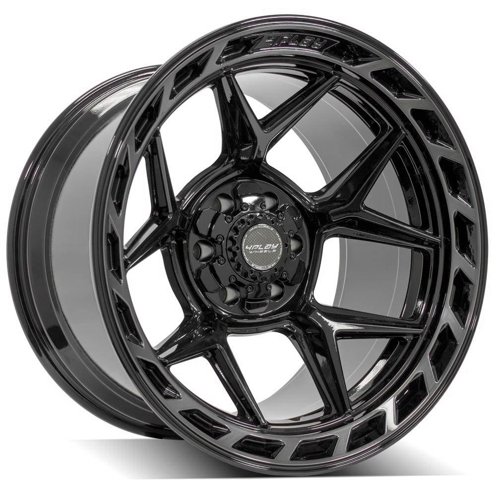 4PLAY Gen3 4P55 20x12 6x135mm & 6x5.5" -44et in Brushed Black-SR1 Performance
