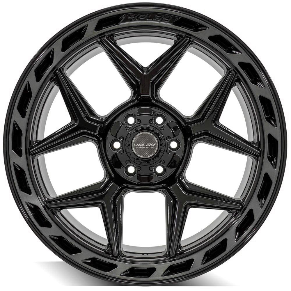 4PLAY Gen3 4P55 22x10 6x135mm & 6x5.5" -18et in Brushed Black-SR1 Performance