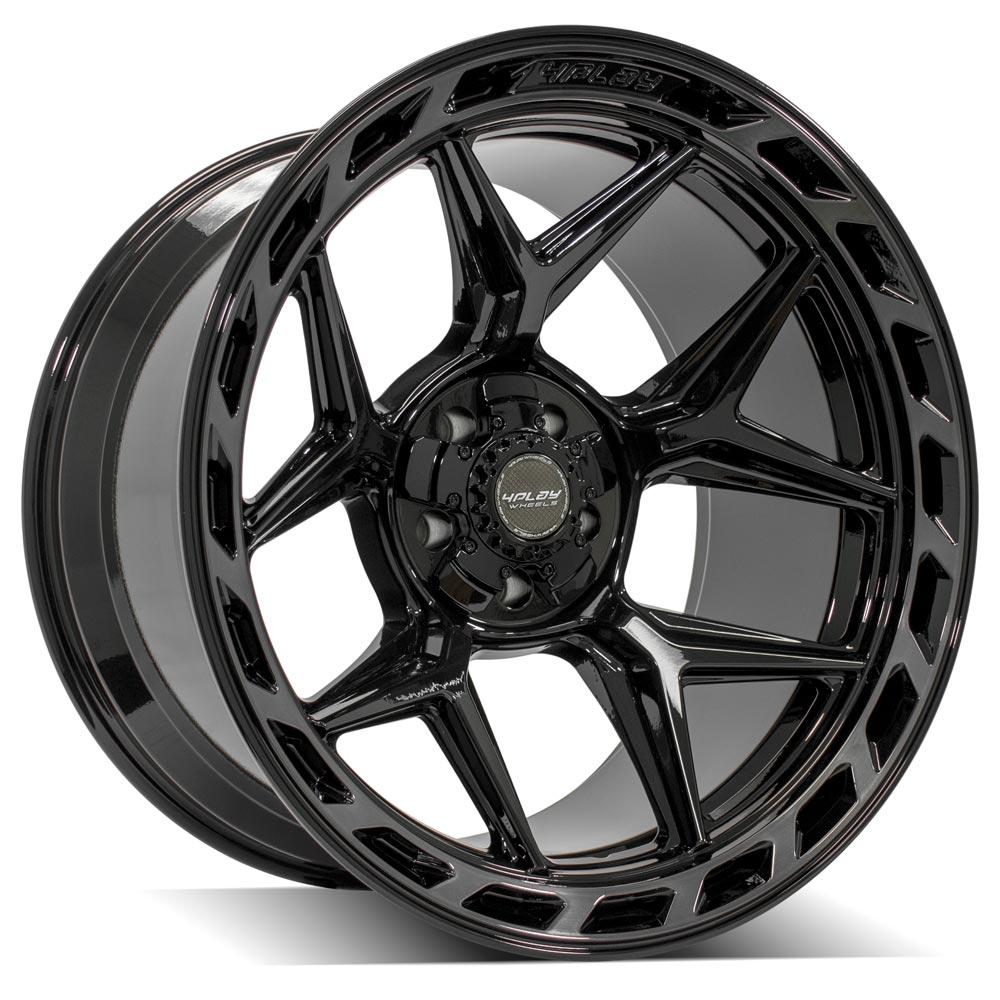 4PLAY Gen3 4P55 22x12 5x5" & 5x5.5" -44et in Brushed Black-SR1 Performance