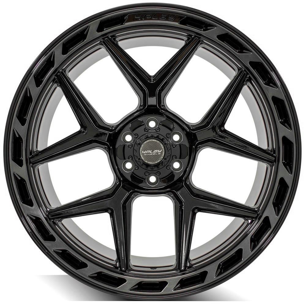 4PLAY Gen3 4P55 24x12 6x135mm & 6x5.5" -44et in Brushed Black-SR1 Performance