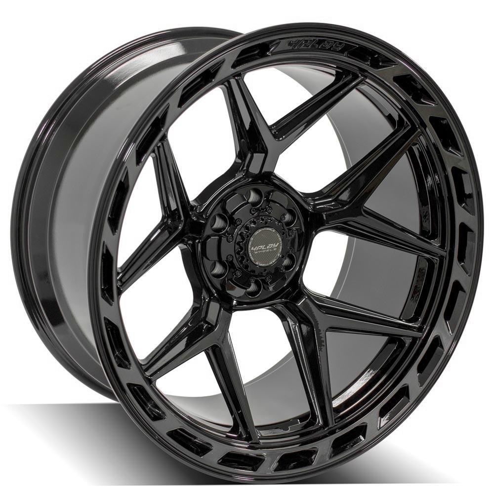 4PLAY Gen3 4P55 24x12 6x135mm & 6x5.5" -44et in Brushed Black-SR1 Performance