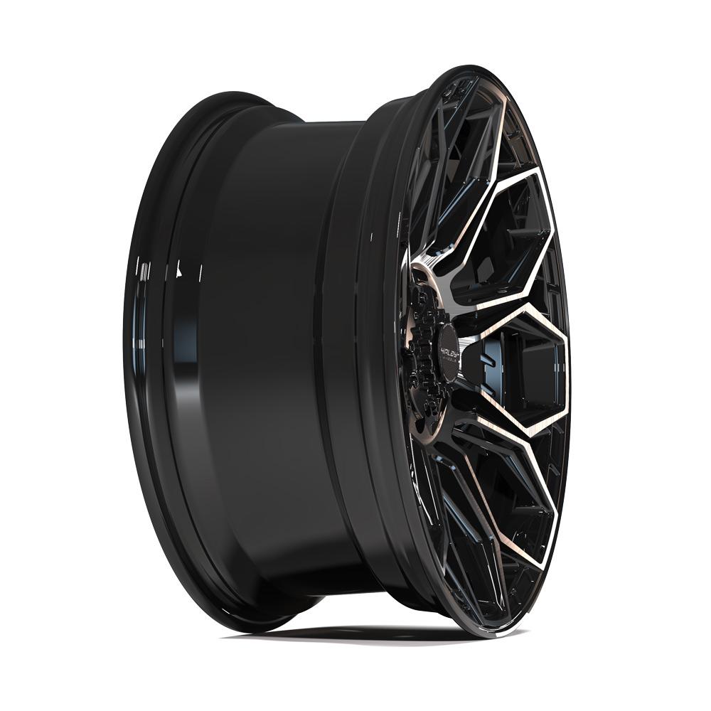 4PLAY Gen3 4P83 20x9 5x5" & 5x5.5" +0et in Brushed Black-SR1 Performance