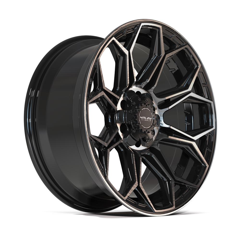 4PLAY Gen3 4P83 20x9 6x135mm & 6x5.5" +0et in Brushed Black-SR1 Performance