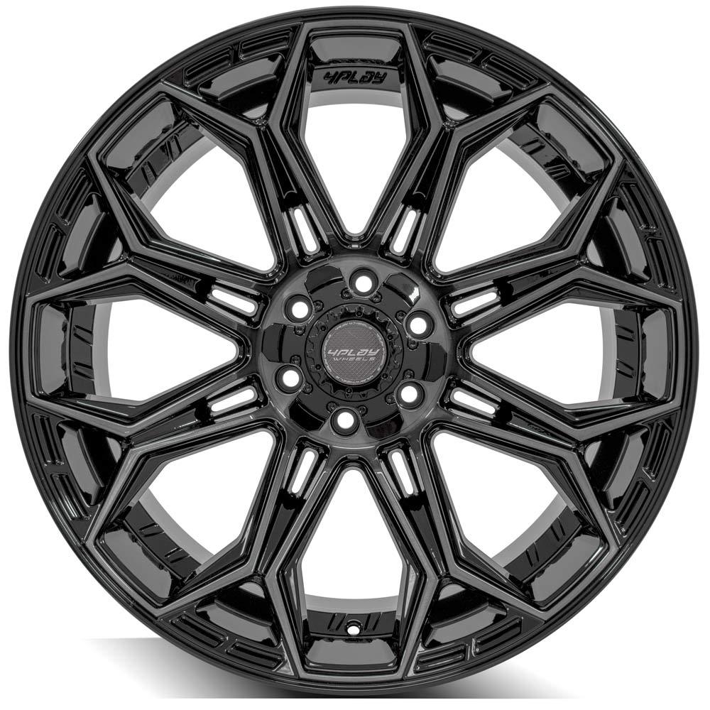 4PLAY Gen3 4P83 22x10 6x135mm & 6x5.5" -18et in Brushed Black-SR1 Performance