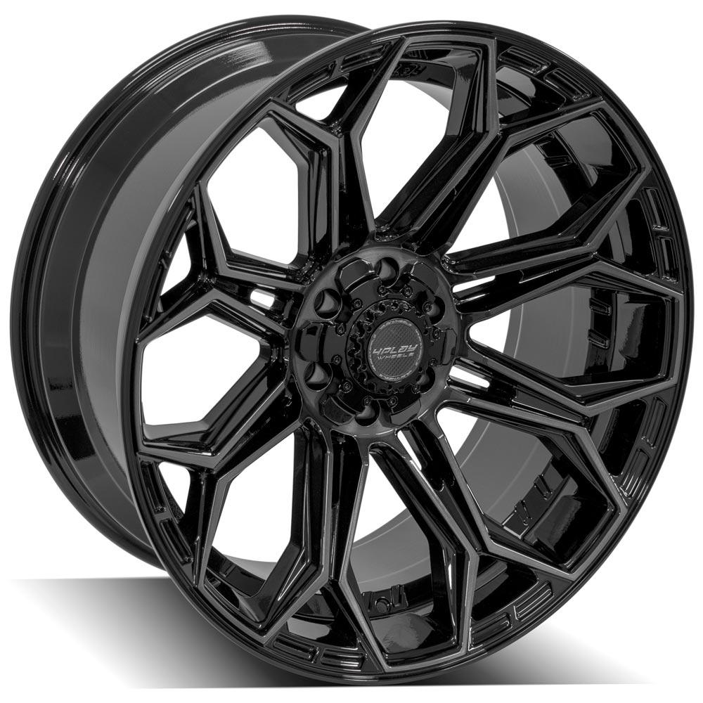 4PLAY Gen3 4P83 22x10 6x135mm & 6x5.5" -18et in Brushed Black-SR1 Performance
