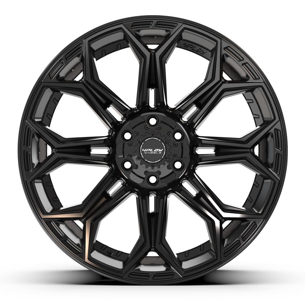 4PLAY Gen3 4P83 22x12 6x5.5 & 6x135mm -44et in Gloss Black-SR1 Performance