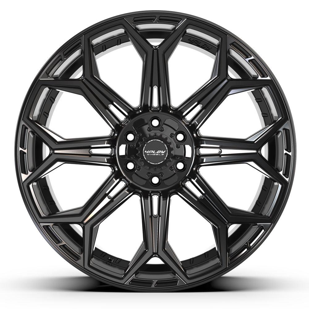 4PLAY Gen3 4P83 24x10 6x5.5 & 6x135mm 18et in Gloss Black-SR1 Performance
