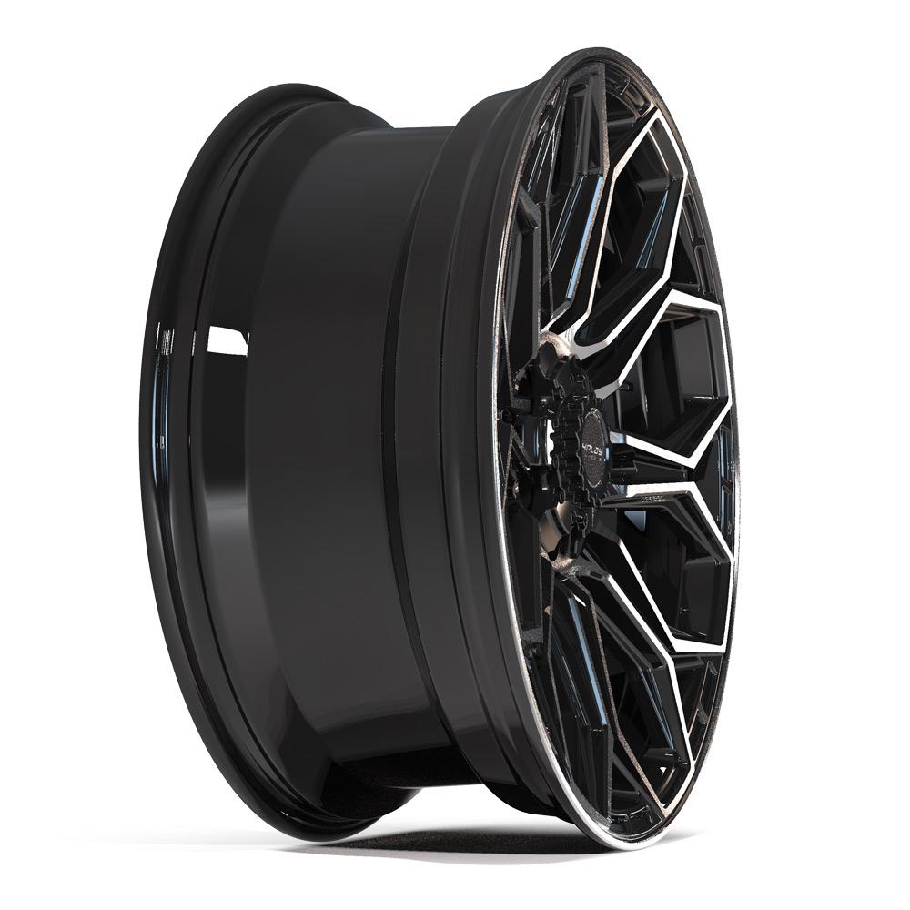4PLAY Gen3 4P83 24x10 6x135mm & 6x5.5" +18et in Brushed Black-SR1 Performance