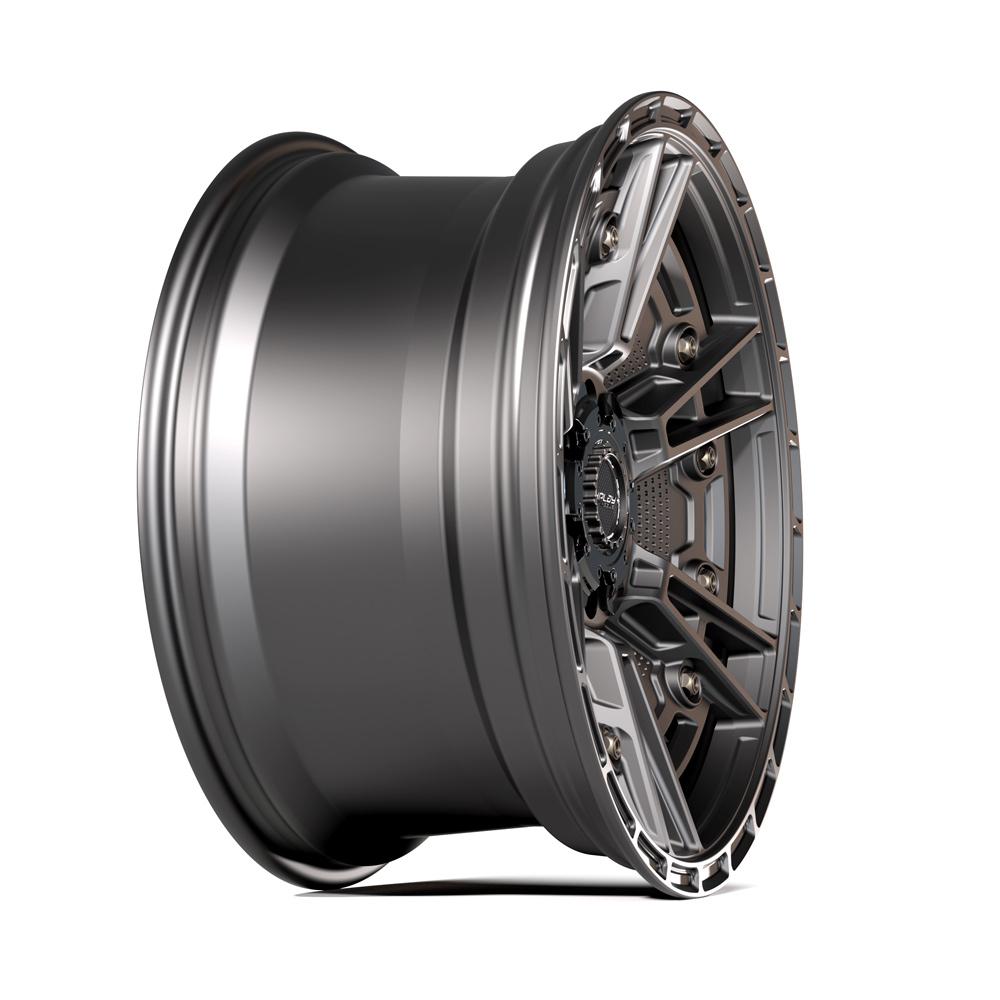 4PLAY Sport2.0 4PS01 17x9 5x5" & 5x5.5" -6et in Satin Black-SR1 Performance