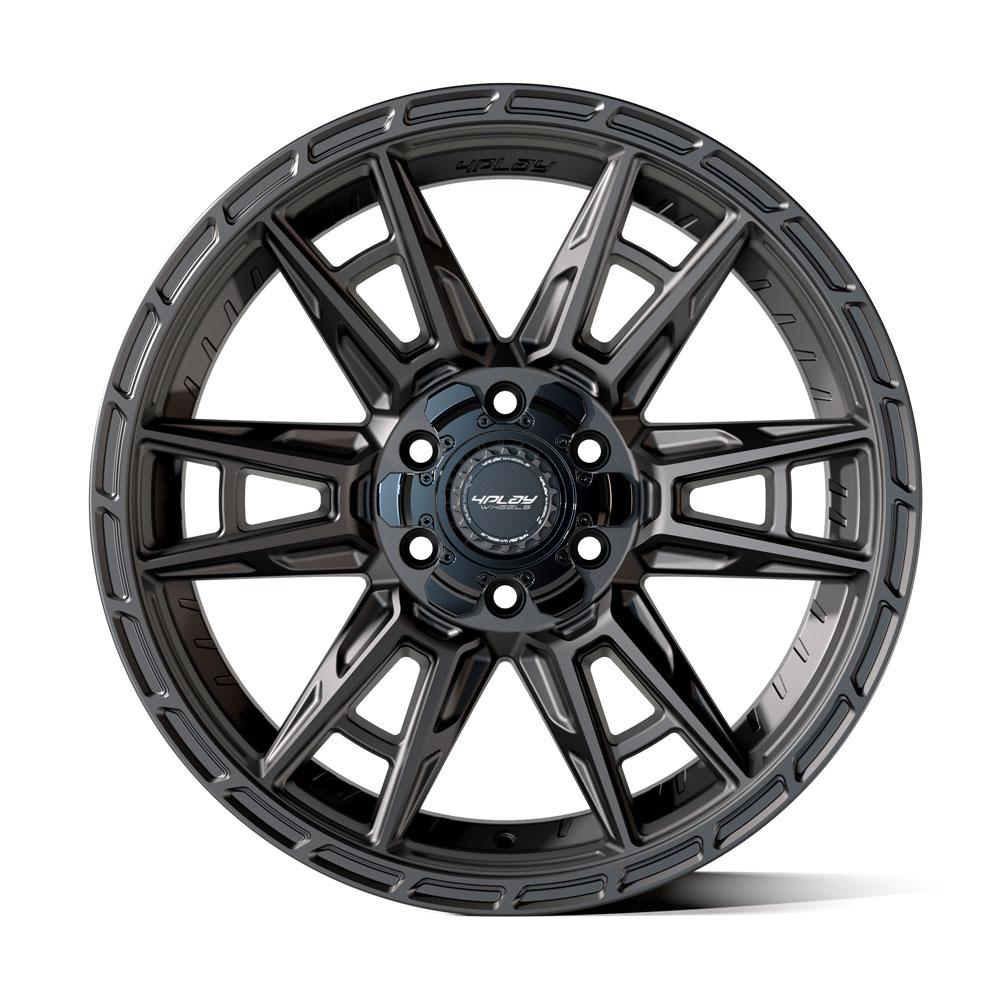 4PLAY Sport2.0 4PS20 20x9 5x5" & 5x5.5" +18et in Satin Black-SR1 Performance