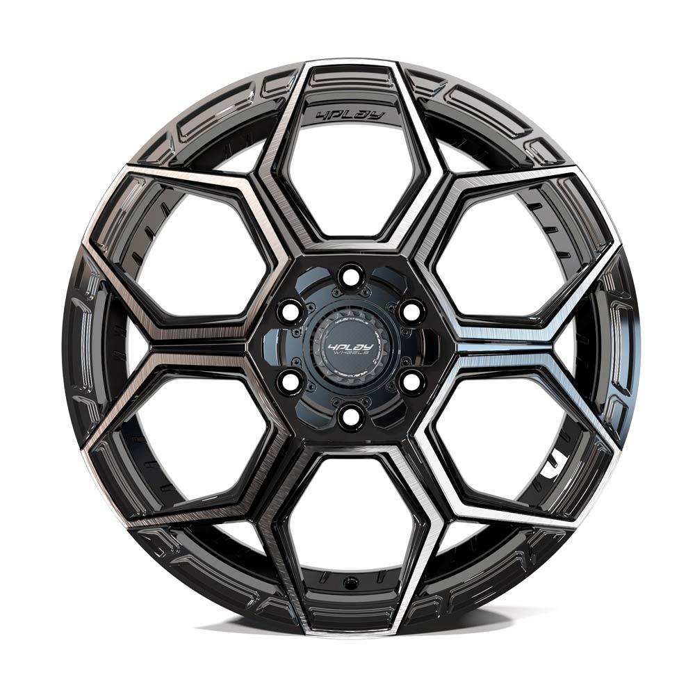 4PLAY Sport2.0 4PS26 20x9 5x5" & 5x5.5" -6et in Brushed Black-SR1 Performance