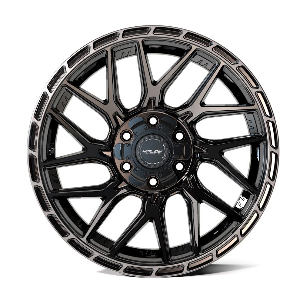 4PLAY Sport2.0 4PS28 22x10 6x135mm & 6x5.5" +24et in Brushed Black-SR1 Performance