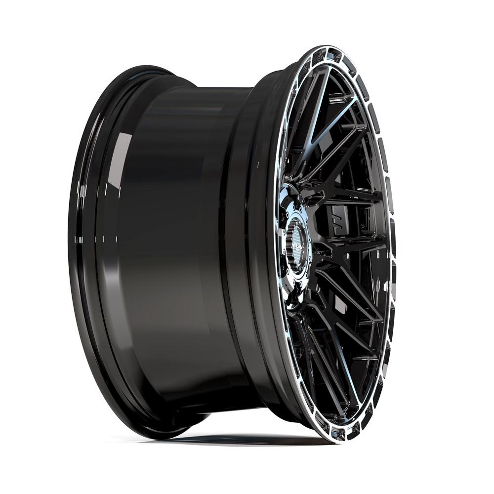 4PLAY Sport2.0 4PS28 22x10 6x135mm & 6x5.5" +24et in Brushed Black-SR1 Performance