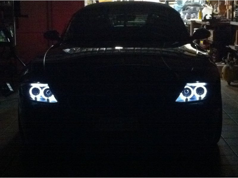 Spyder BMW Z4 03-08 Projector Headlights Xenon/HID Model Only - LED Halo Black PRO-YD-BMWZ403-HID-BK-SR1 Performance